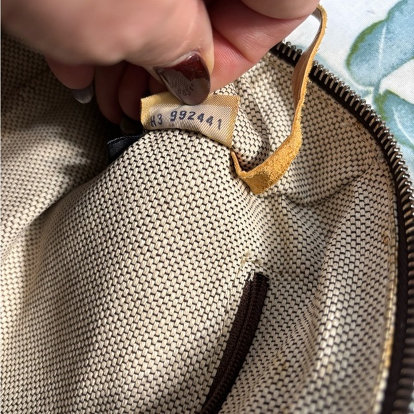 Dooney & Bourke Croc Embossed Leather Barrel Satchel – Honey Tan - Picture 5 of 6